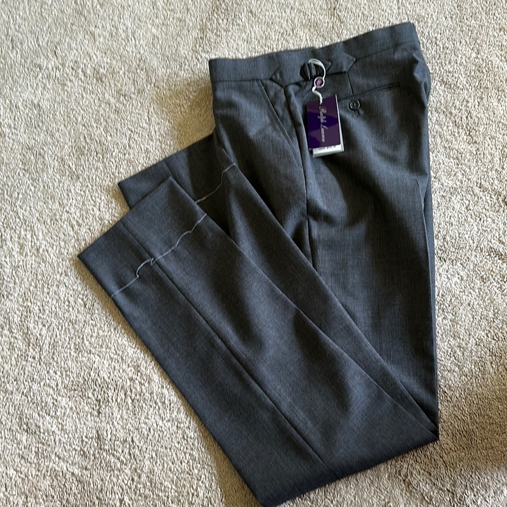 Ralph Lauren Purple Label Gray Dress Pants